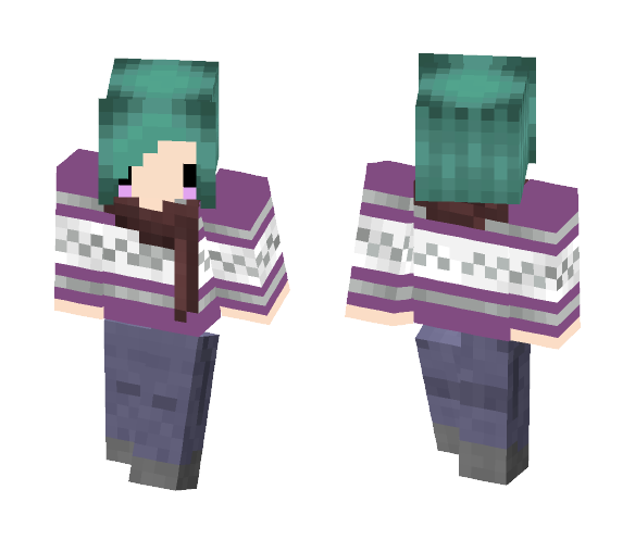 Winter Sweater Girl - Girl Minecraft Skins - image 1