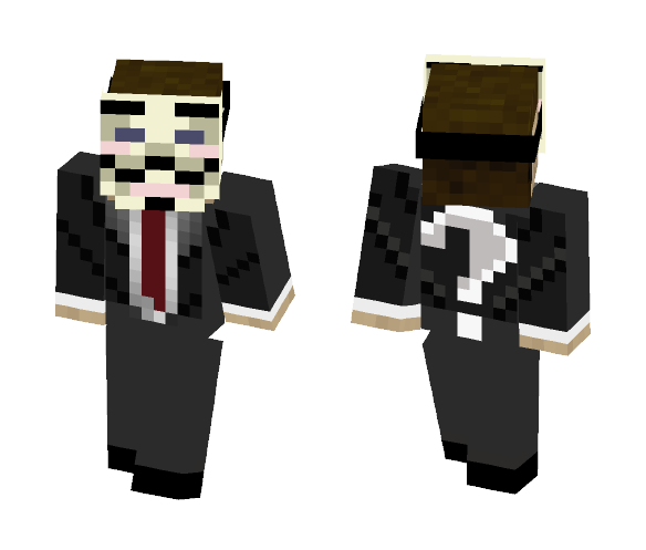Anonymous Skin - Male Minecraft Skins - image 1