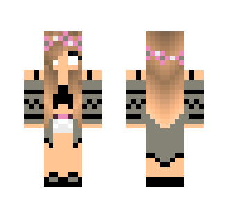 Herobrine Girl | Gray - Girl Minecraft Skins - image 2