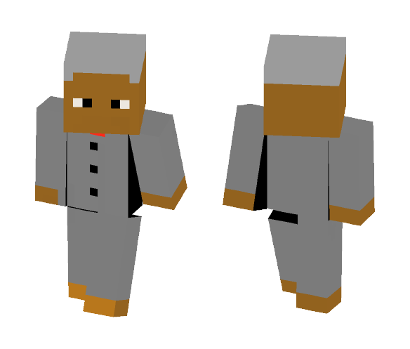 Morgan Freeman - Male Minecraft Skins - image 1