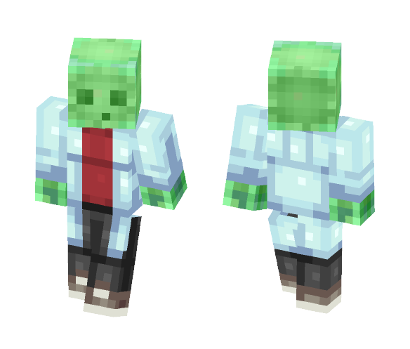 Slime-scientist - Male Minecraft Skins - image 1