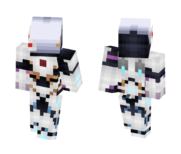 Nerox as Cyborg (1.9 update) - Male Minecraft Skins - image 1
