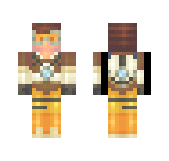 Tracer from Overwatch (requested) - Female Minecraft Skins - image 2