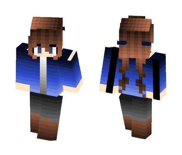Ombre Girl - Girl Minecraft Skins - image 1