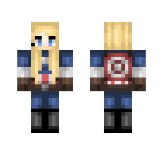 Captain America ( Female ) - Comics Minecraft Skins - image 2