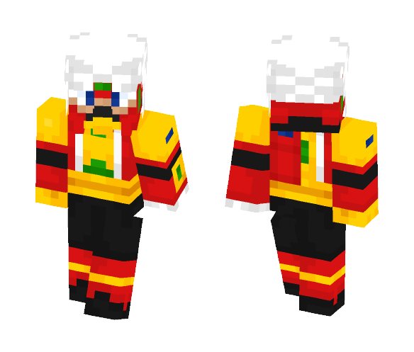 Flame man (MM6) [Simplistic] - Male Minecraft Skins - image 1