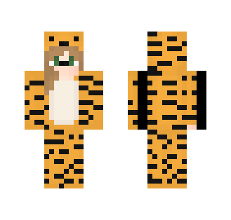 Tiger Onesie (Desc) - Female Minecraft Skins - image 2