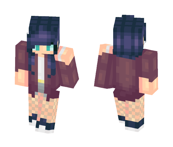 Mae | OC (Male ver. included) - Female Minecraft Skins - image 1