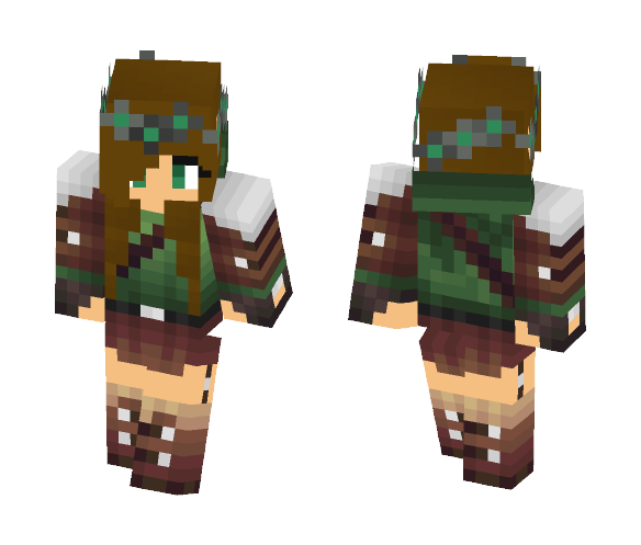 Elven Fighter - Female Minecraft Skins - image 1