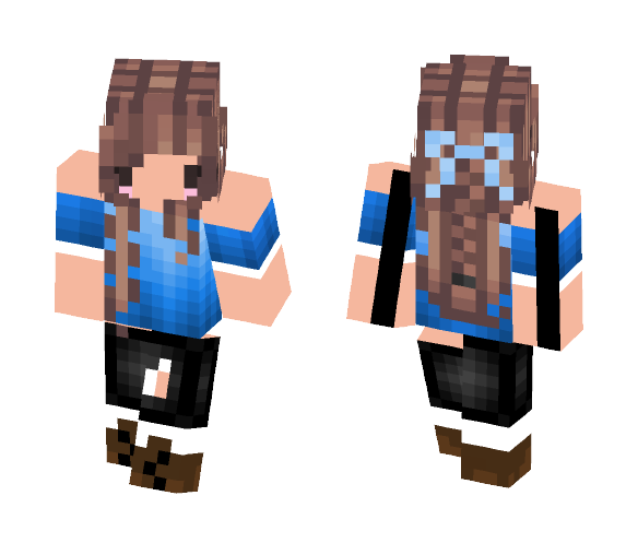 Blue Moon Chibi - Female Minecraft Skins - image 1