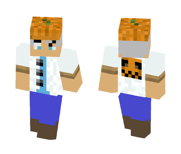 Human Snow Golem - Male Minecraft Skins - image 1