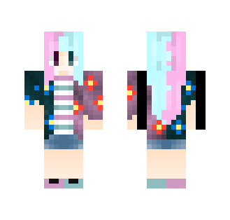 Cotton Candy Girl - Girl Minecraft Skins - image 2