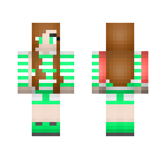 Green - Girl skin - Girl Minecraft Skins - image 2