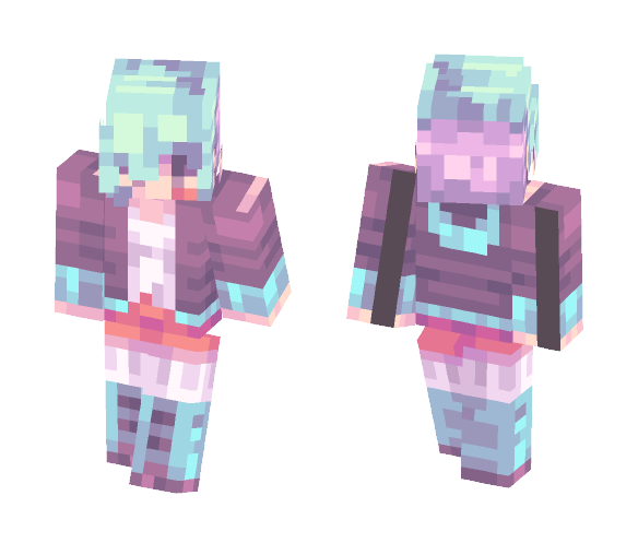 two toned hair is pretty neat - Interchangeable Minecraft Skins - image 1