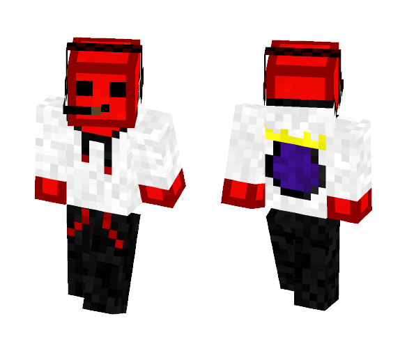 Egg kings red (hunt82's) - Male Minecraft Skins - image 1