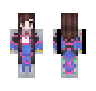 Dva - Overwatch (Better in 3d) - Female Minecraft Skins - image 2
