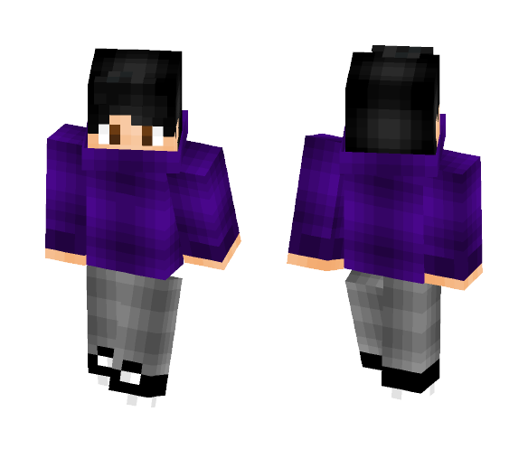 Purple Boy PvP - Boy Minecraft Skins - image 1