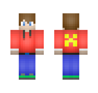 Red Hoodie - Boy - Boy Minecraft Skins - image 2