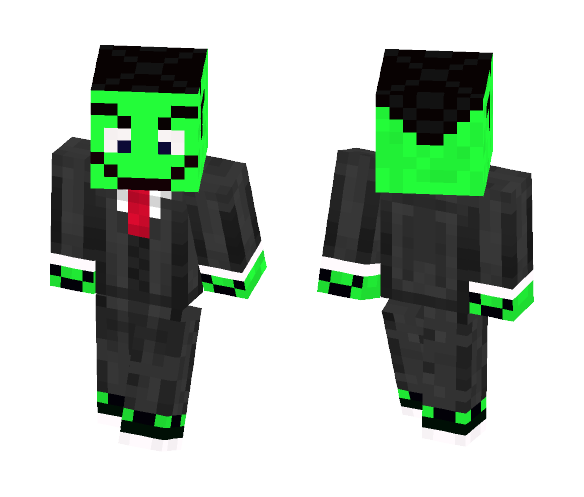 green griefer - Male Minecraft Skins - image 1
