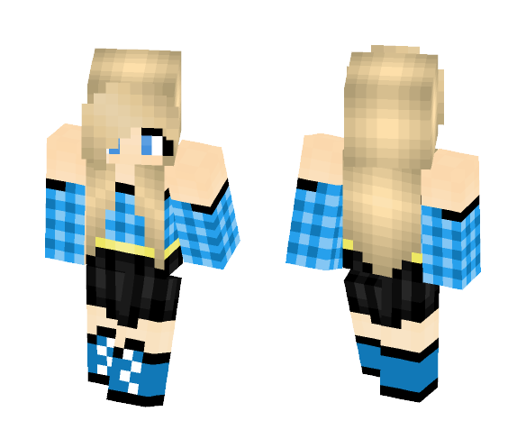 me in a dress :p - Female Minecraft Skins - image 1