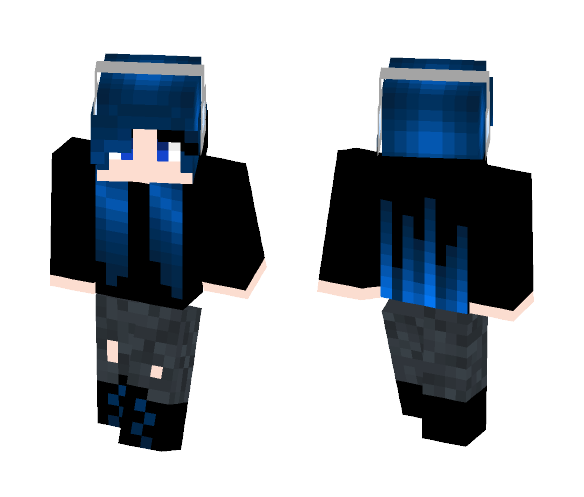 Blue-Wave - Female Minecraft Skins - image 1
