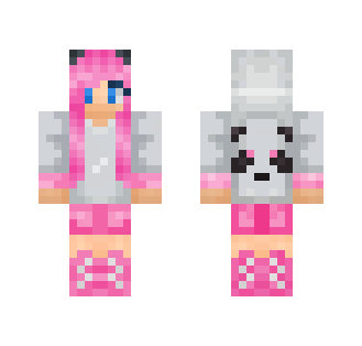 ☮ Bubblegum Panda Hoodie ☮ - Female Minecraft Skins - image 2