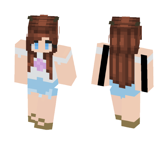 Gracee - Beach Ariel - Female Minecraft Skins - image 1