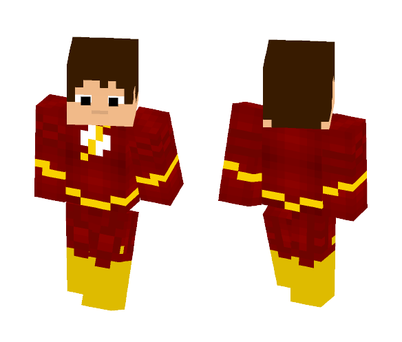 The Flash (No Cowl) - Comics Minecraft Skins - image 1
