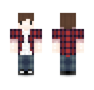 Hipster Flannel Boy - Boy Minecraft Skins - image 2