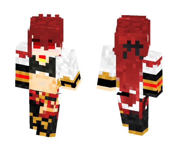 Elesis - Blazing Heart - Female Minecraft Skins - image 1