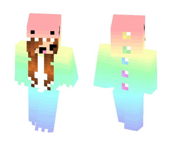 Cutiepie Dino Girl - Girl Minecraft Skins - image 1