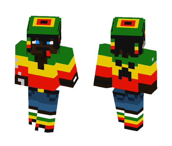 Bob, the rasta man - Male Minecraft Skins - image 1