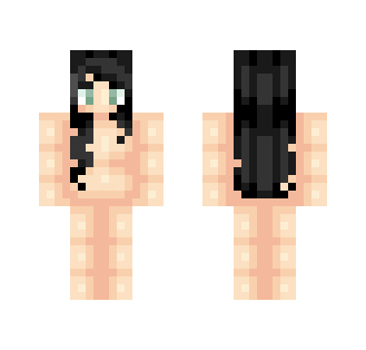 βΙαÇκ Ηαιℜ βαςε - Female Minecraft Skins - image 2