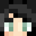βΙαÇκ Ηαιℜ βαςε - Female Minecraft Skins - image 3