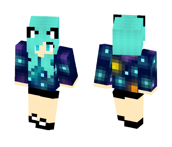 ~(!Cosmic!)~ Galaxy Girl! {Sorta..} - Female Minecraft Skins - image 1