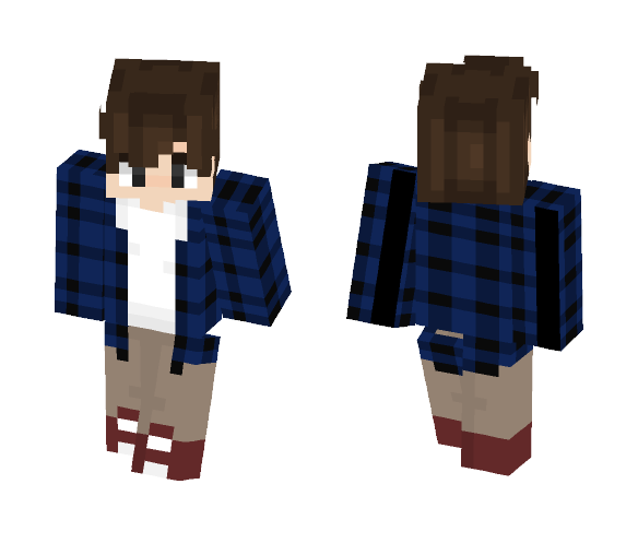 restart - flannel - Male Minecraft Skins - image 1
