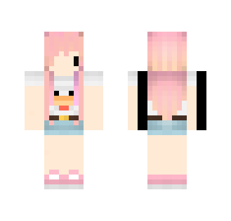 KAWAII DUCK SHIRT GIRL - Girl Minecraft Skins - image 2