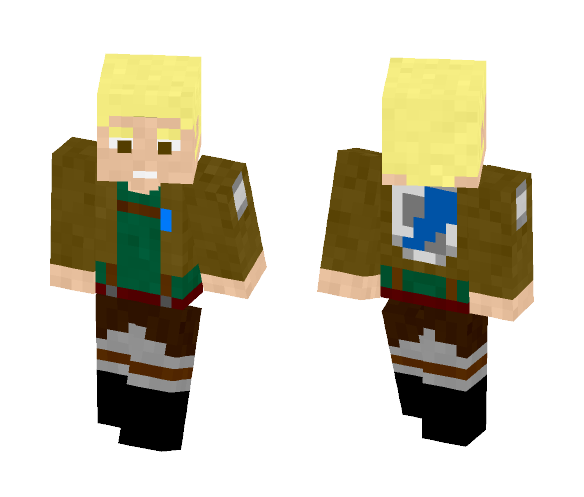Reiner Braun | AOT - Male Minecraft Skins - image 1
