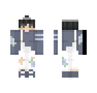 Some Blue Flowers And Overalls - Male Minecraft Skins - image 2