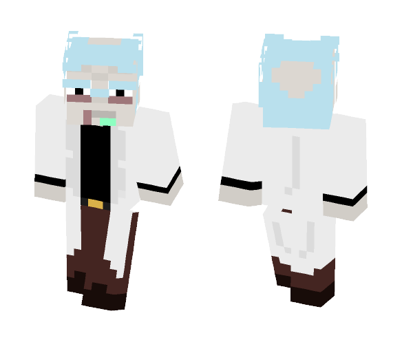 Rick and Morty: Evil Rick - Male Minecraft Skins - image 1