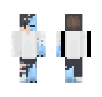 Half ice // iAnomy - Male Minecraft Skins - image 2