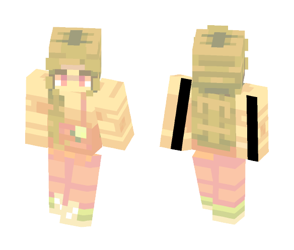 citrus fan skin - Female Minecraft Skins - image 1