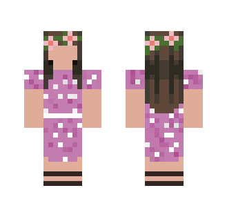 Pink Hawaii - Female Minecraft Skins - image 2