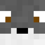 Grey wolf with red hoodie - Interchangeable Minecraft Skins - image 3