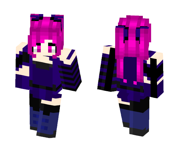 Magical Girl: Tsgumi (my oc) - Female Minecraft Skins - image 1