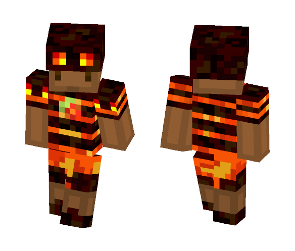 Magma Cube Warrior - Male Minecraft Skins - image 1