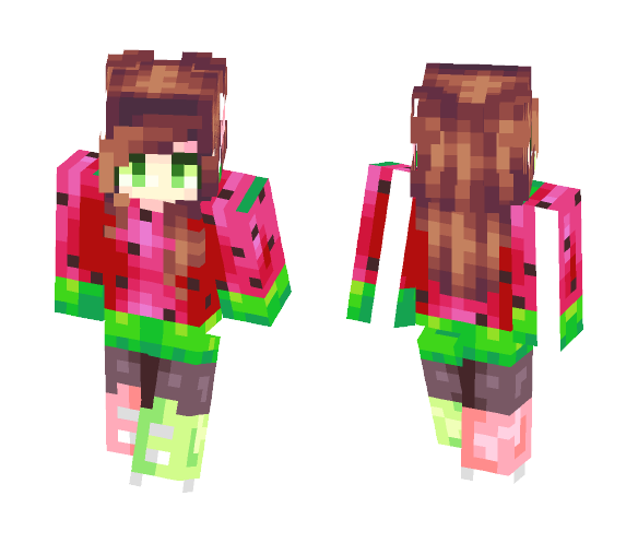 Watermelon - Female Minecraft Skins - image 1