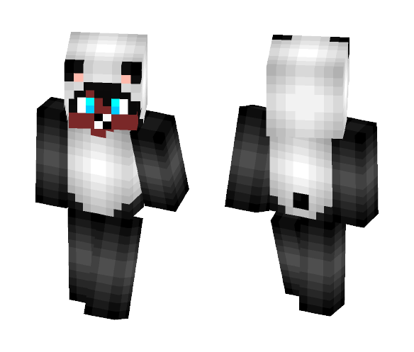 foxy in panda onesie - Male Minecraft Skins - image 1