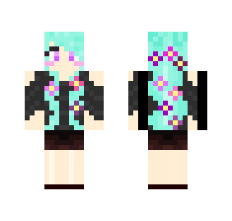 Gothic Flower Girl - Girl Minecraft Skins - image 2
