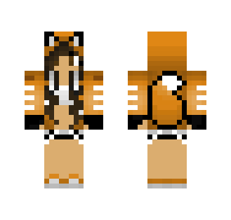 Orange Fox Girl - Girl Minecraft Skins - image 2